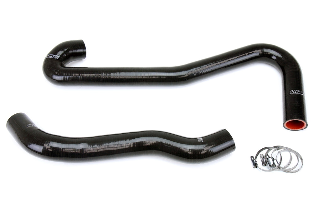 HPS Performance High Temp Reinforced Silicone Radiator Coolant Hose Kit Black 57-1460-BLK