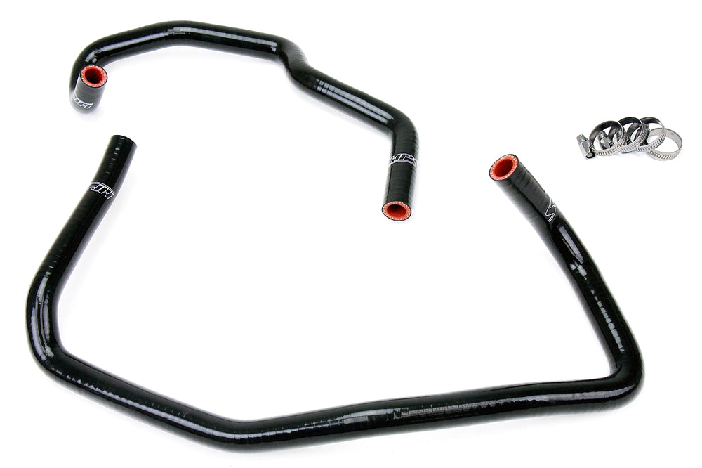 HPS Performance High Temp Reinforced Silicone Heater Coolant Hose Kit Black 57-1468-BLK