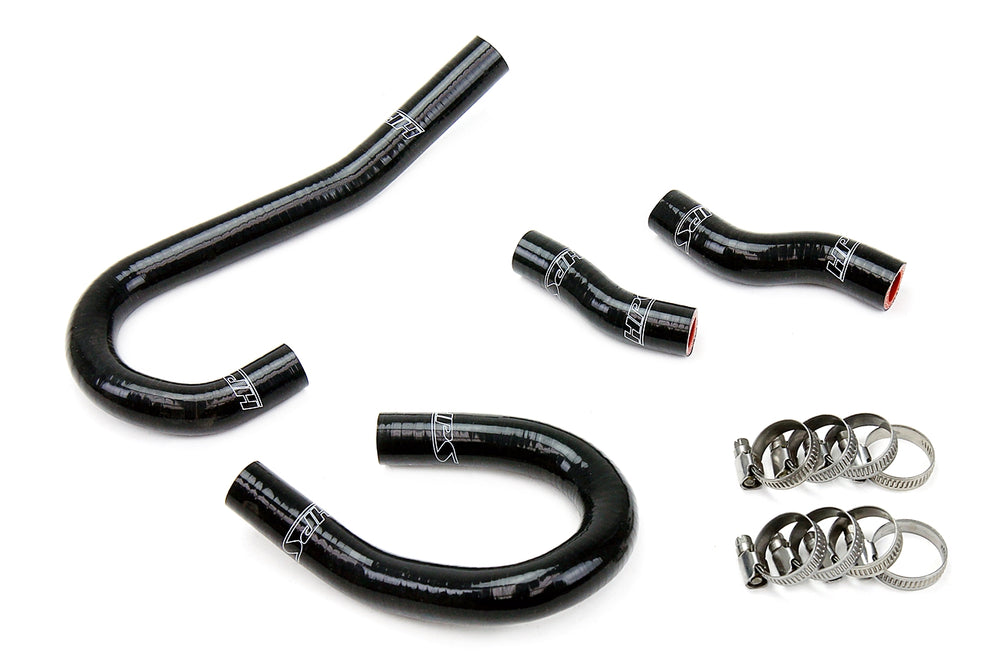 HPS Performance High Temp Reinforced Silicone Heater Coolant Hose Kit Black 57-1473-BLK