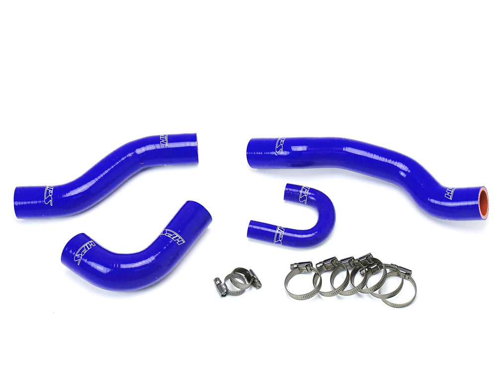 HPS Performance High Temp Reinforced Silicone Radiator Coolant Hose Kit Blue 57-1477-BLUE
