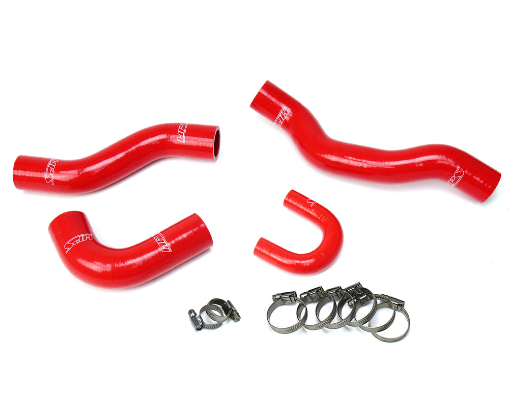 HPS Performance High Temp Reinforced Silicone Radiator Coolant Hose Kit Red 57-1477-RED