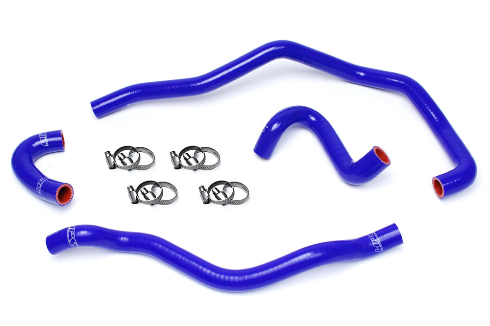 HPS Performance High Temp Reinforced Silicone Heater Coolant Hose Kit Blue 57-1487-BLUE