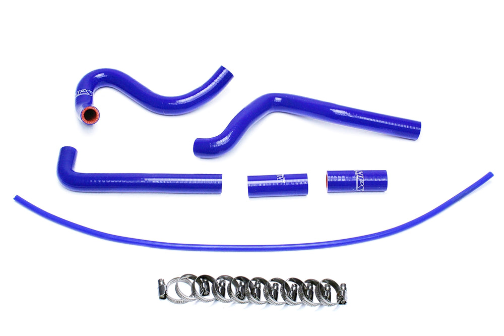 HPS Performance High Temp Reinforced Silicone Radiator Coolant Hose Kit Blue 57-1505-BLUE