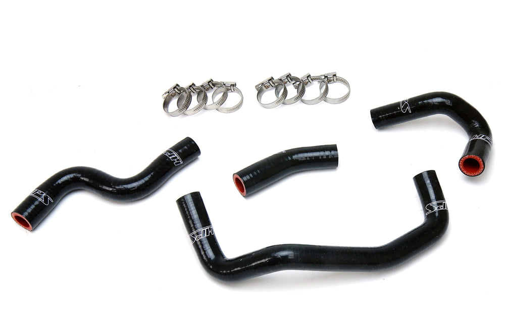 HPS Performance High Temp Reinforced Silicone Heater Coolant Hose Kit Black 57-1508-BLK