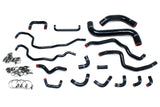 HPS Performance High Temp Reinforced Silicone Radiator and Heater Coolant Hose Kit Black 57-1516-BLK