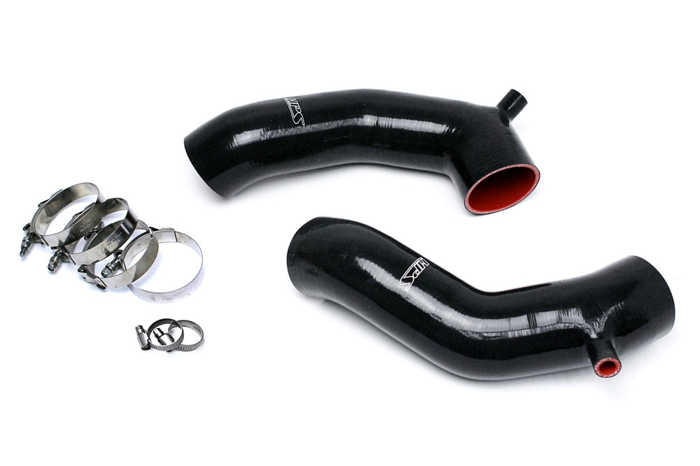 HPS Performance High Temp Reinforced Silicone Air Intake Hose Kit Black 57-1517-BLK