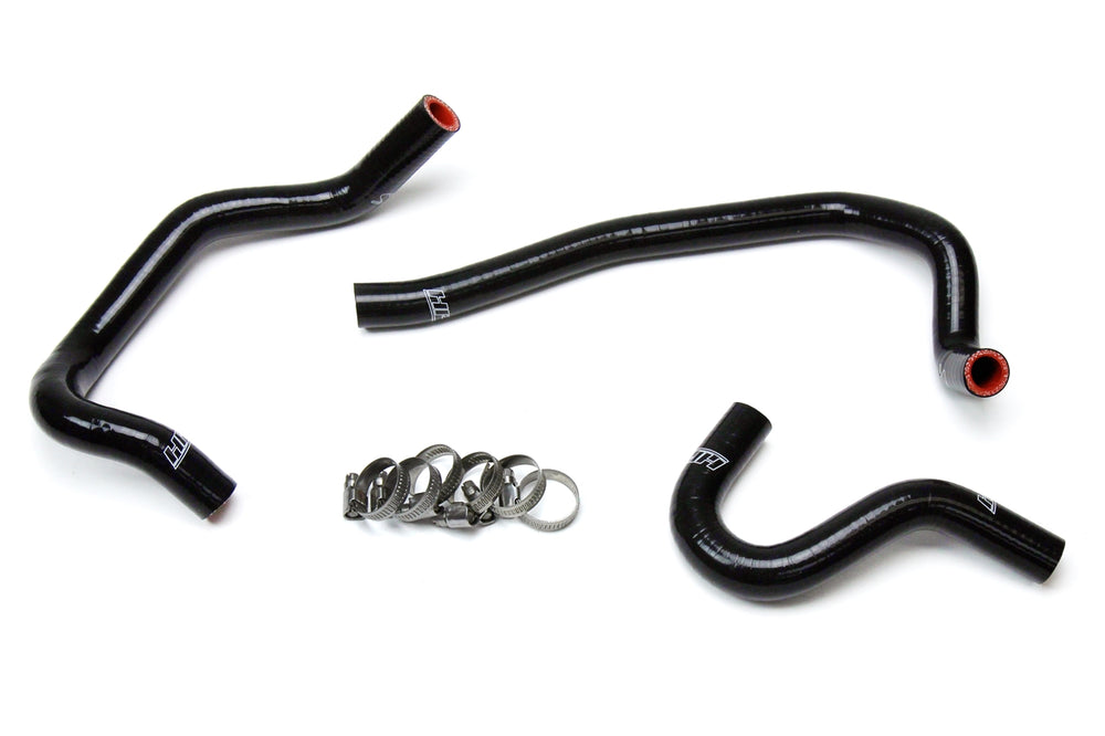 HPS Performance High Temp Reinforced Silicone Heater Coolant Hose Kit Black 57-1520-BLK
