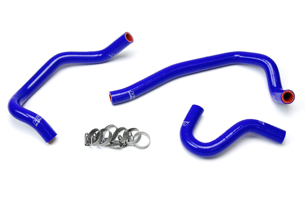 HPS Performance High Temp Reinforced Silicone Heater Coolant Hose Kit Blue 57-1520-BLUE