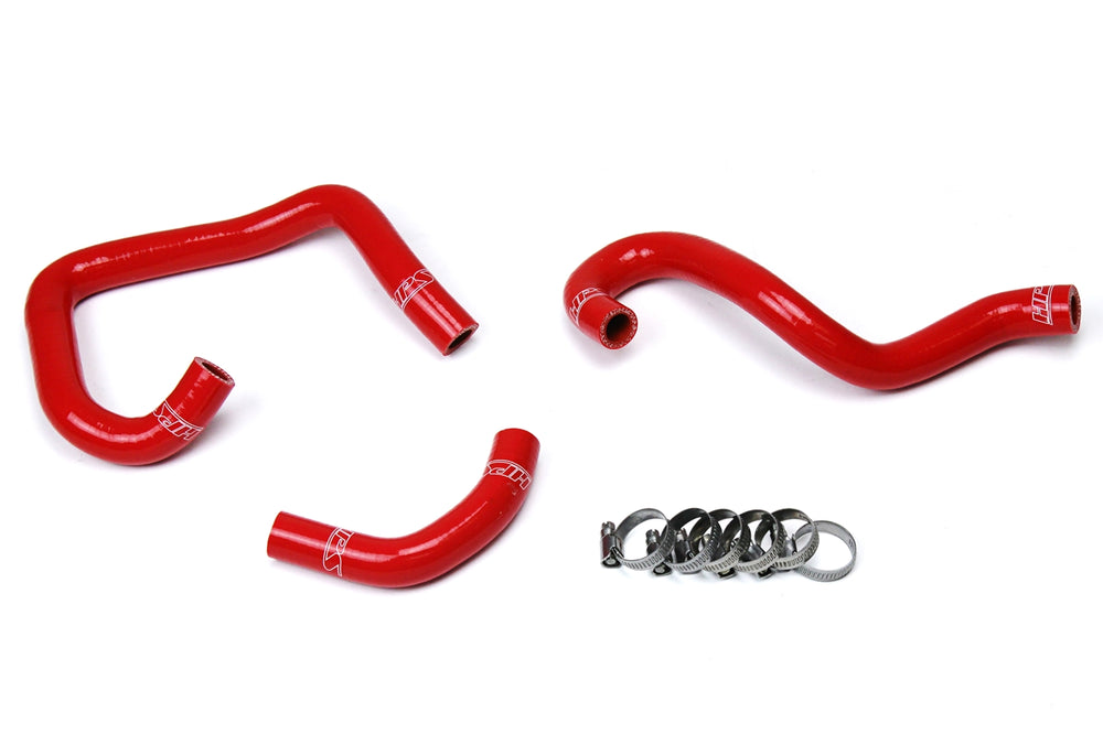 HPS Performance High Temp Reinforced Silicone Heater Coolant Hose Kit Red 57-1521-RED