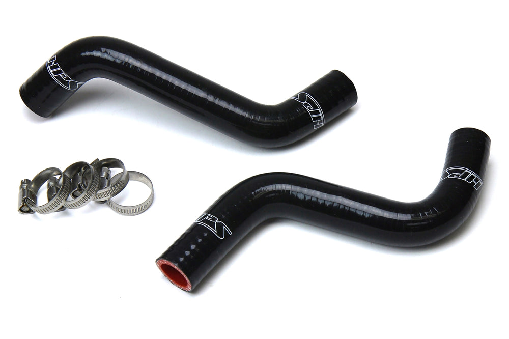 HPS Performance High Temp Reinforced Silicone Radiator Coolant Hose Kit Black 57-1524-BLK