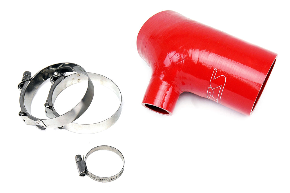 HPS Performance High Temp Reinforced Silicone Air Intake Hose Kit Red 57-1544-RED