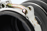 HPS Performance Ultra High Temp Aramid Reinforced Silicone Intercooler Hose Boots Kit, Black, 57-1571-BLK