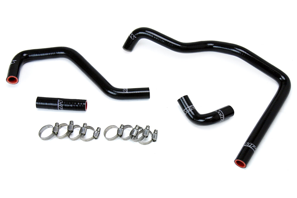 HPS Performance High Temp Reinforced Silicone Heater Coolant Hose Kit Black 57-1587-BLK