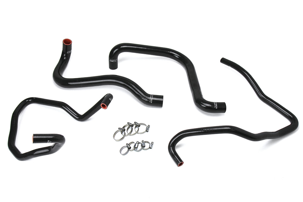 HPS Performance High Temp Reinforced Silicone Radiator and Heater Coolant Hose Kit Black 57-1589-BLK