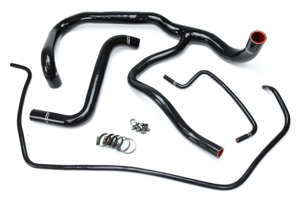 HPS Performance High Temp Reinforced Silicone Radiator Coolant Hose Kit Black 57-1594R-BLK