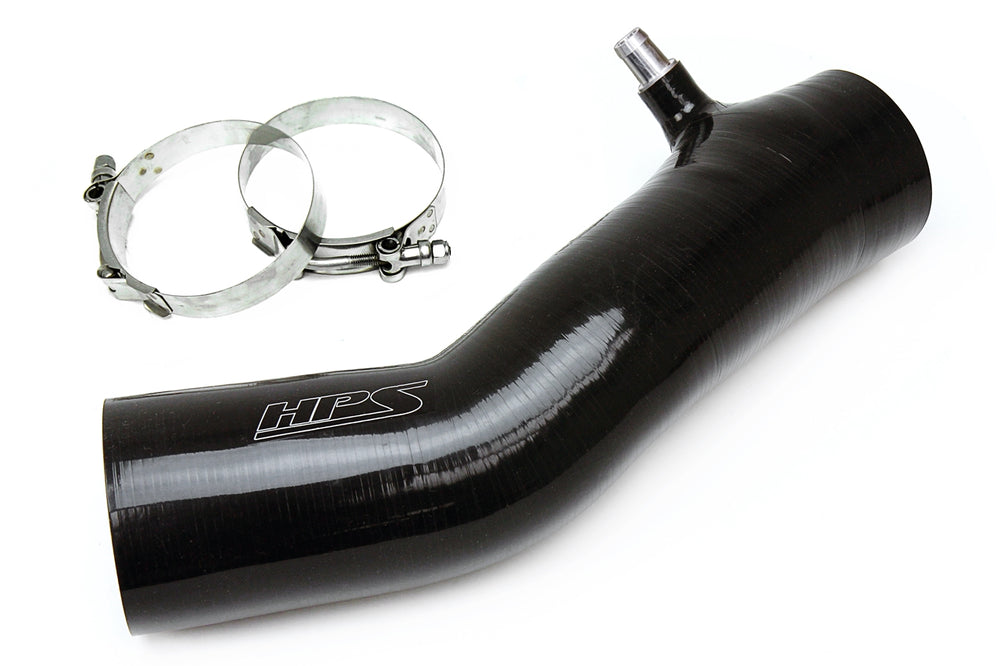 HPS Performance High Temp Reinforced Silicone Air Intake Hose Kit Black 57-1600-BLK