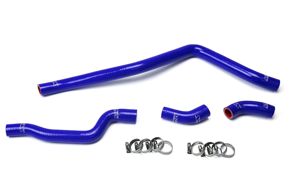 HPS Performance High Temp Reinforced Silicone Radiator Coolant Hose Kit Blue 57-1615-BLUE