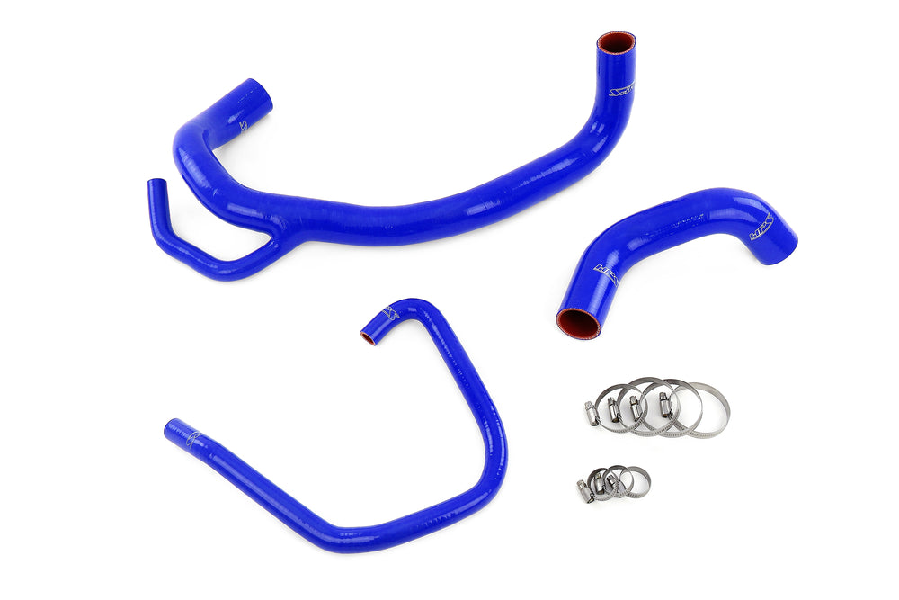HPS Performance High Temp Reinforced Silicone Radiator Coolant Hose Kit Blue 57-1616R-BLUE
