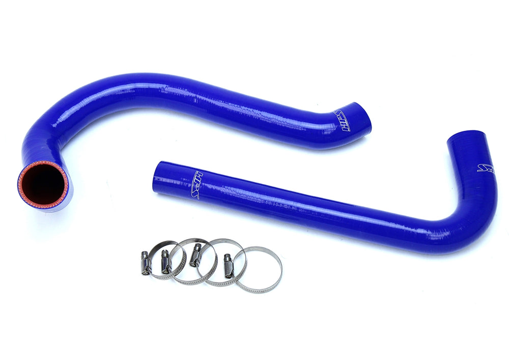 HPS Performance High Temp Reinforced Silicone Radiator Coolant Hose Kit Blue 57-1627-BLUE