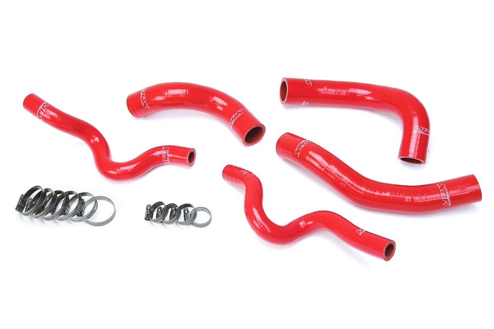 HPS Performance High Temp Reinforced Silicone Radiator Coolant Hose Kit Red 57-1630-RED