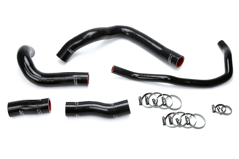 HPS Performance High Temp Reinforced Silicone Radiator Coolant Hose Kit Black 57-1633-BLK
