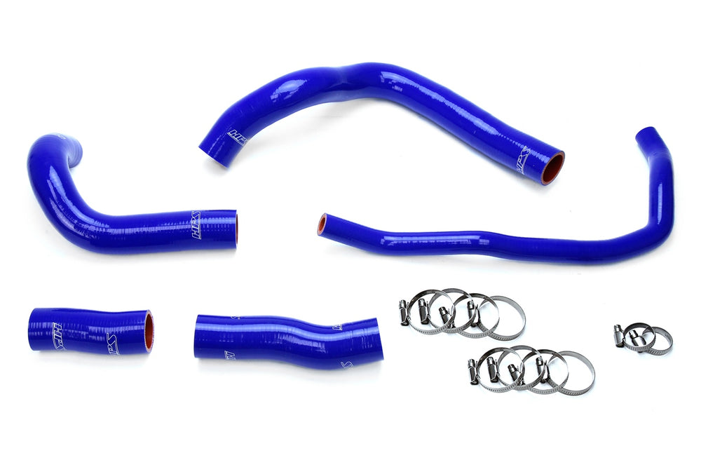 HPS Performance High Temp Reinforced Silicone Radiator Coolant Hose Kit Blue 57-1633-BLUE