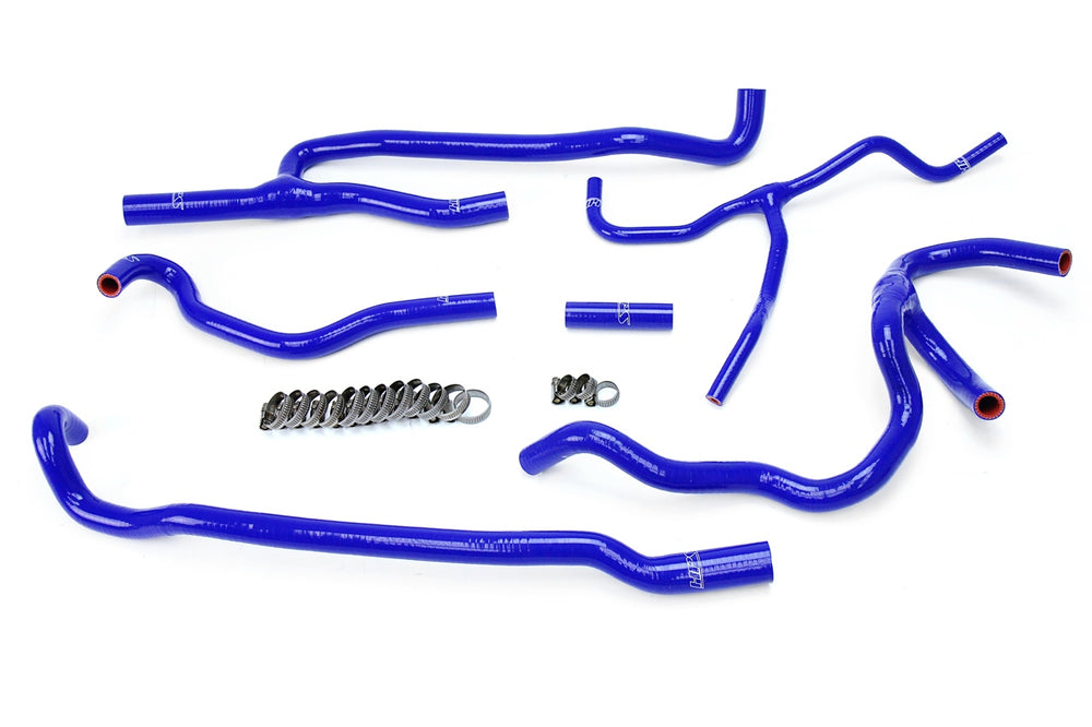 HPS Performance High Temp Reinforced Silicone Heater Coolant Hose Kit Blue 57-1660-BLUE