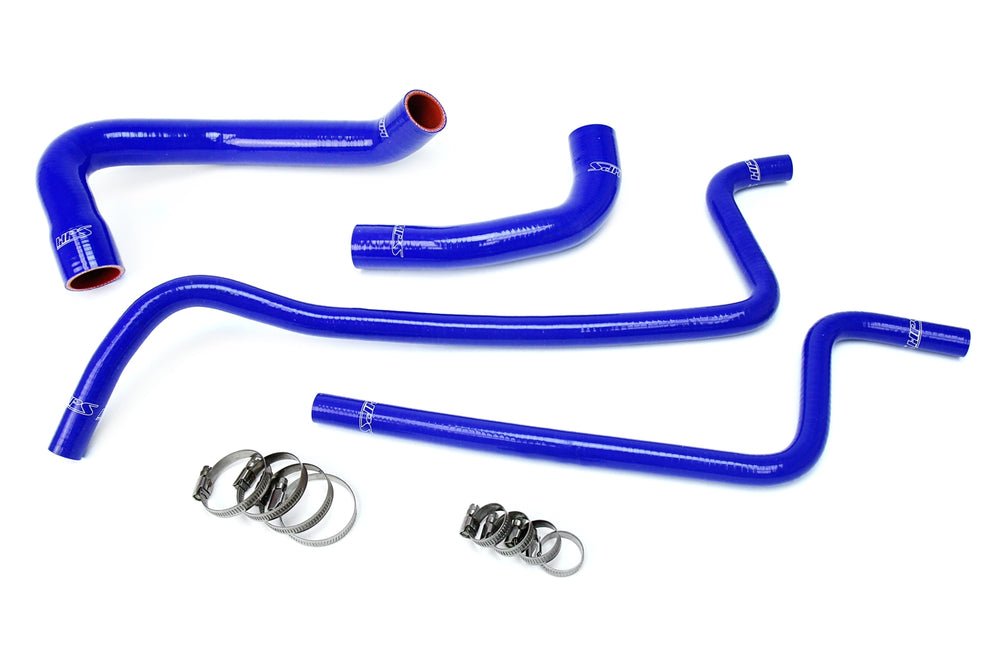 HPS Performance High Temp Reinforced Silicone Radiator and Heater Coolant Hose Kit Blue 57-1689-BLUE