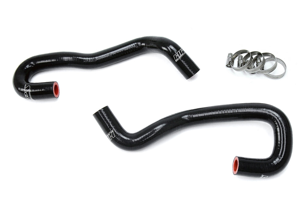 HPS Performance High Temp Reinforced Silicone Heater Coolant Hose Kit Black 57-1700-BLK