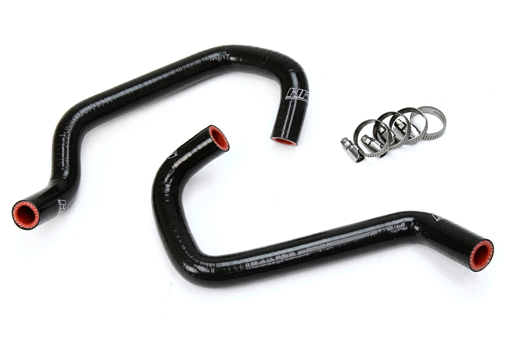 HPS Performance High Temp Reinforced Silicone Heater Coolant Hose Kit Black 57-1701-BLK