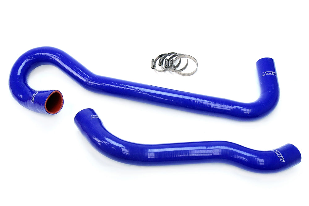 HPS Performance High Temp Reinforced Silicone Radiator Coolant Hose Kit Blue 57-1704-BLUE