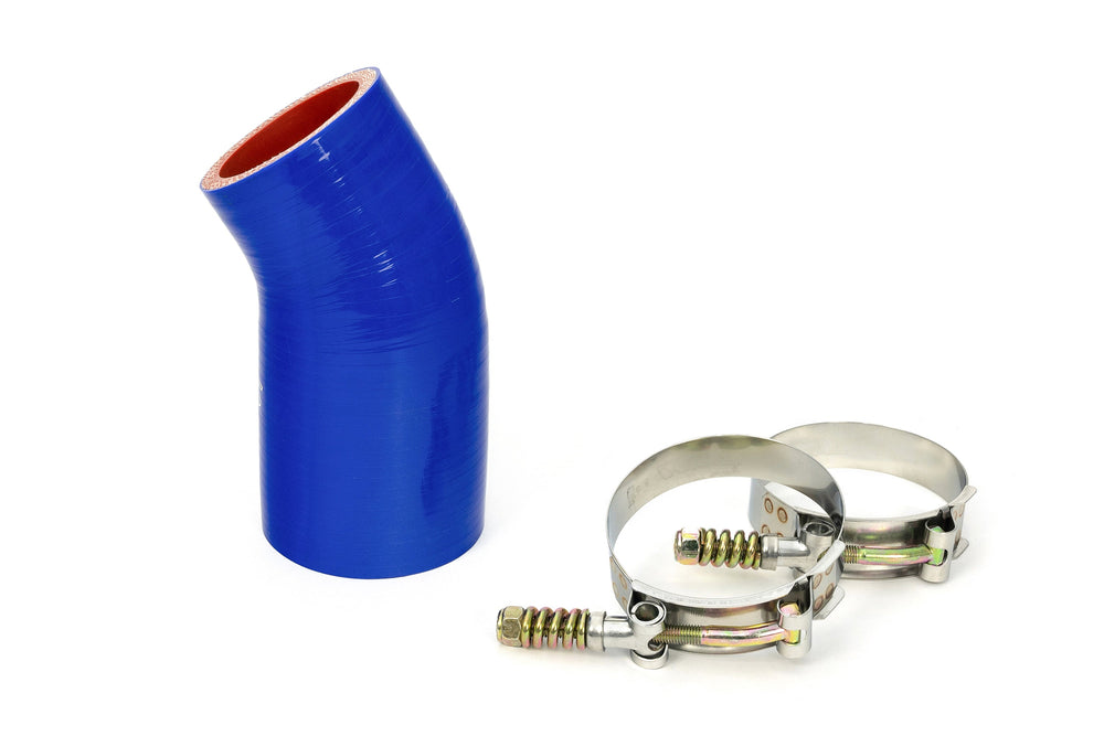 HPS Performance Silicone Transmission Oil Cooler Coolant Hose Volvo Mack MP7 Engine Trucks replace OE Part # 21064480 23092708 57-1712 Blue 57-1712-BLUE