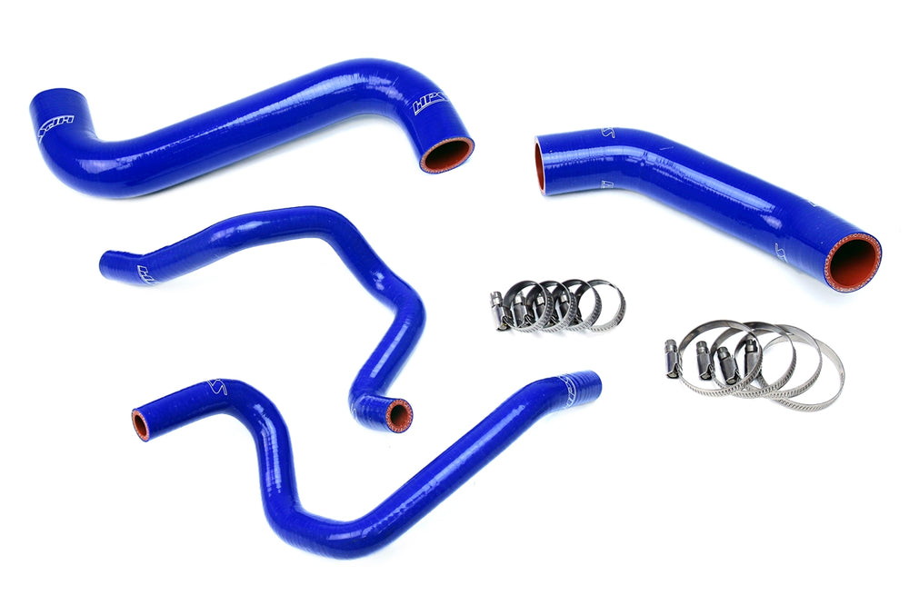 HPS Performance High Temp Reinforced Silicone Radiator and Heater Coolant Hose Kit Blue 57-1732-BLUE