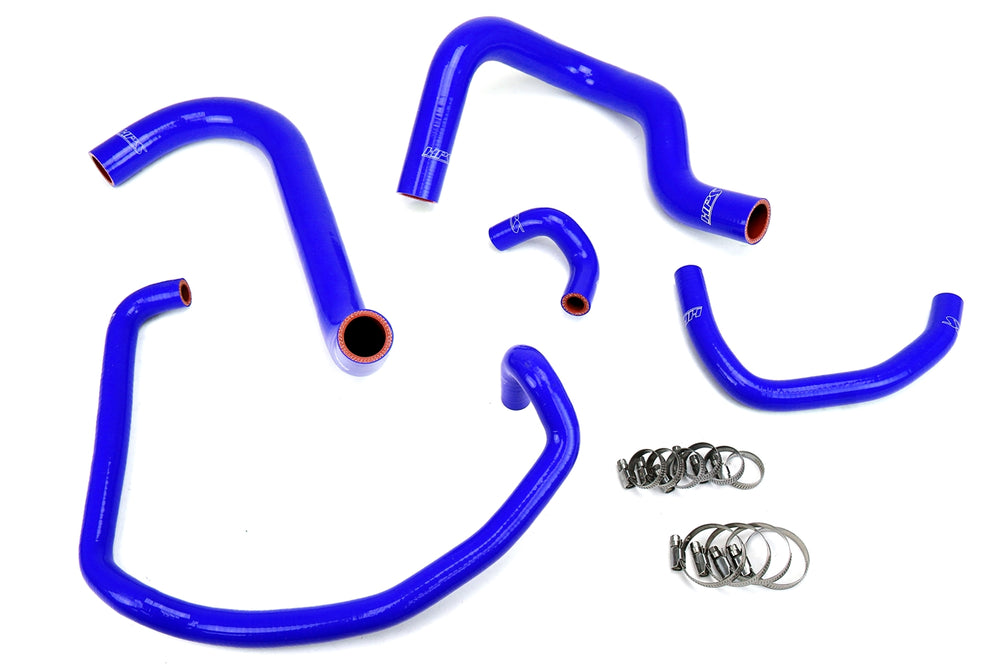 HPS Performance High Temp Reinforced Silicone Radiator and Heater Coolant Hose Kit Blue 57-1746-BLUE