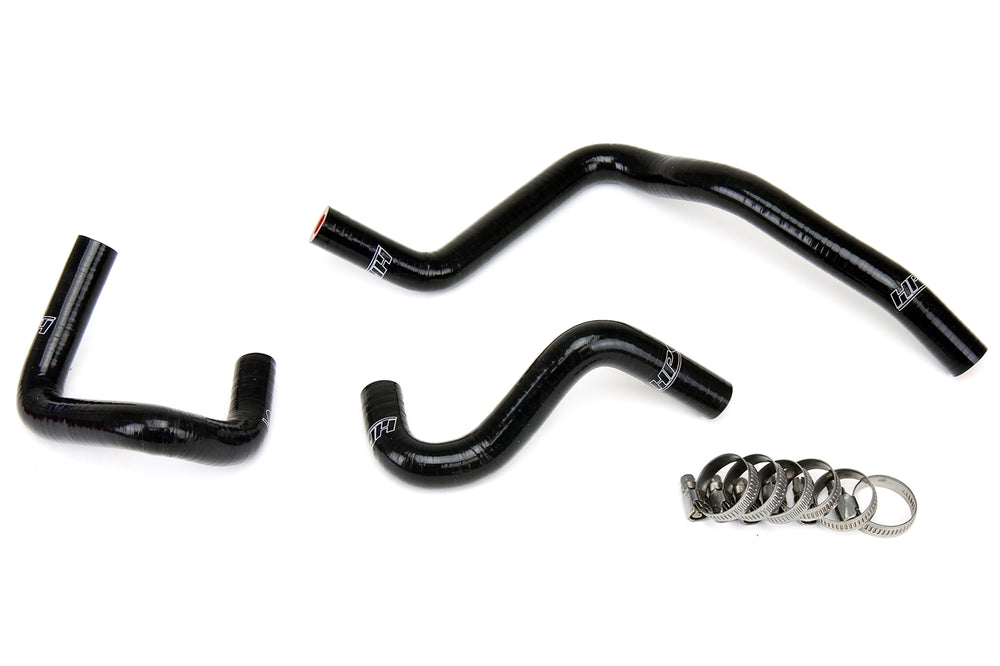 HPS Performance High Temp Reinforced Silicone Engine Oil Cooler Coolant Hose Kit Black 57-1748-BLK