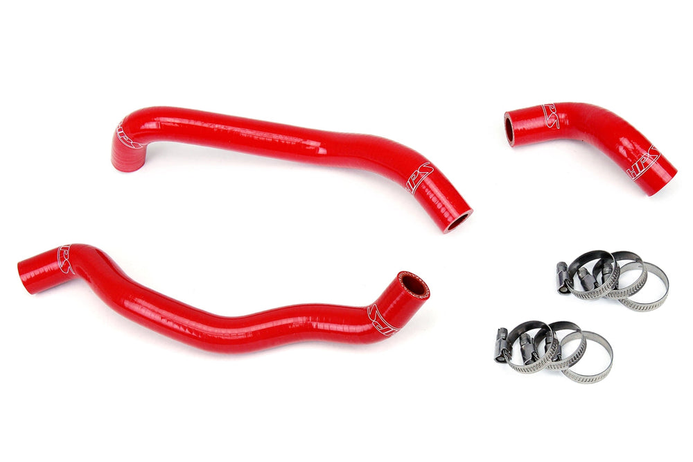 HPS Performance High Temp Reinforced Silicone Heater Coolant Hose Kit Red 57-1792H-RED