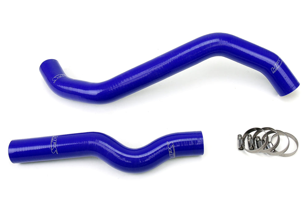 HPS Performance High Temp Reinforced Silicone Radiator Coolant Hose Kit Blue 57-1792R-BLUE