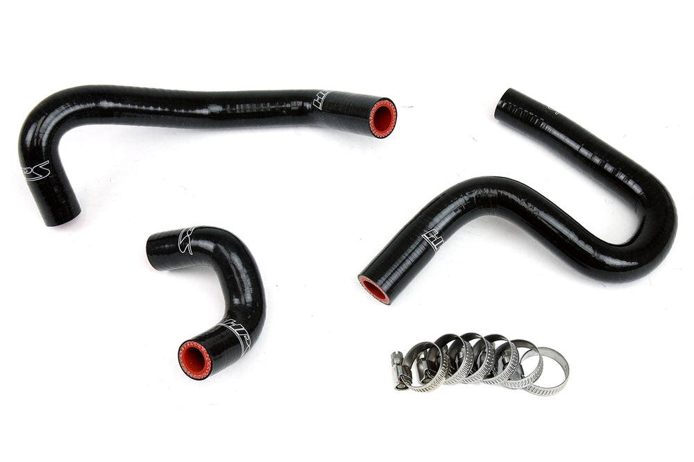 HPS Performance High Temp Reinforced Silicone Heater Coolant Hose Kit Black 57-1797-BLK
