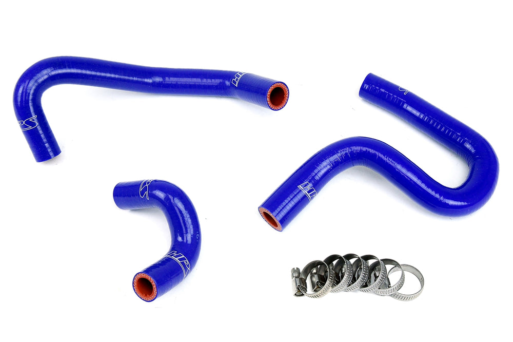 HPS Performance High Temp Reinforced Silicone Heater Coolant Hose Kit Blue 57-1797-BLUE