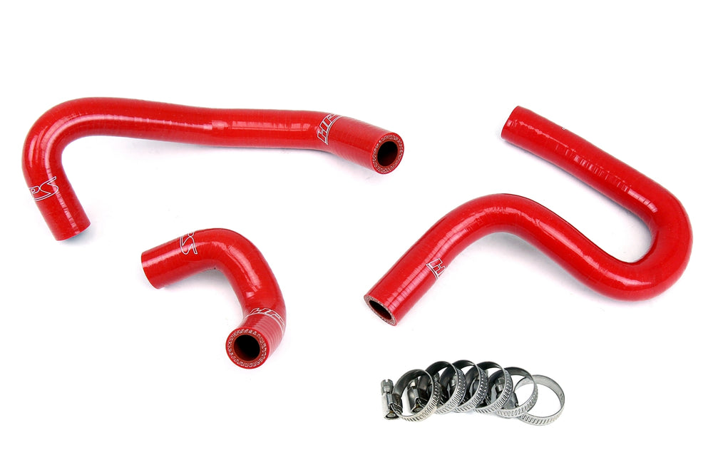 HPS Performance High Temp Reinforced Silicone Heater Coolant Hose Kit Red 57-1797-RED