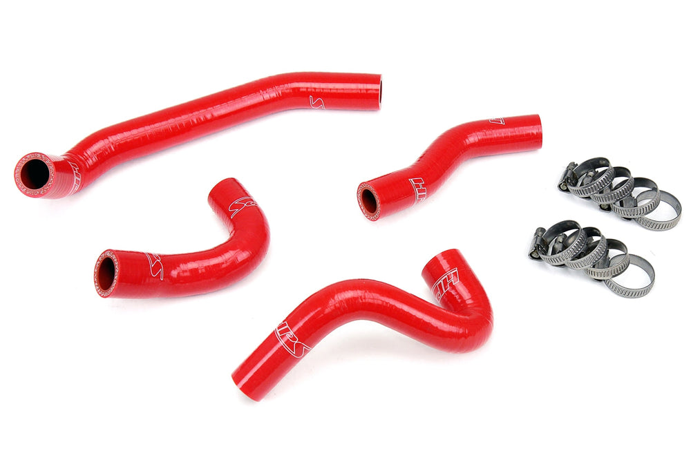 HPS Performance High Temp Reinforced Silicone Radiator Coolant Hose Kit Red 57-1824-RED