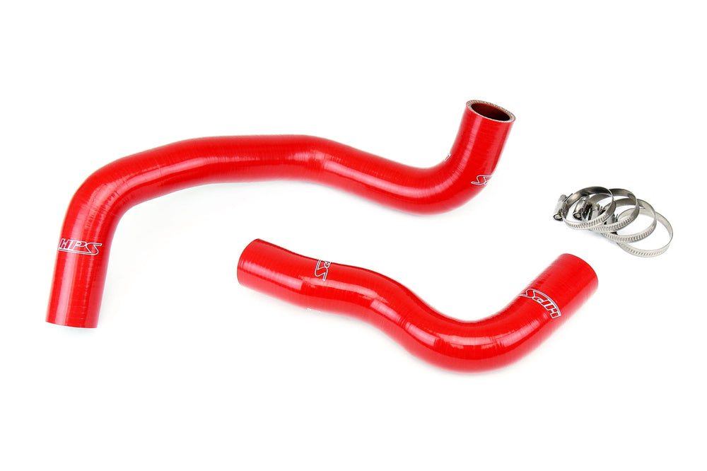 HPS Performance High Temp Reinforced Silicone Radiator Coolant Hose Kit Red 57-1833-RED