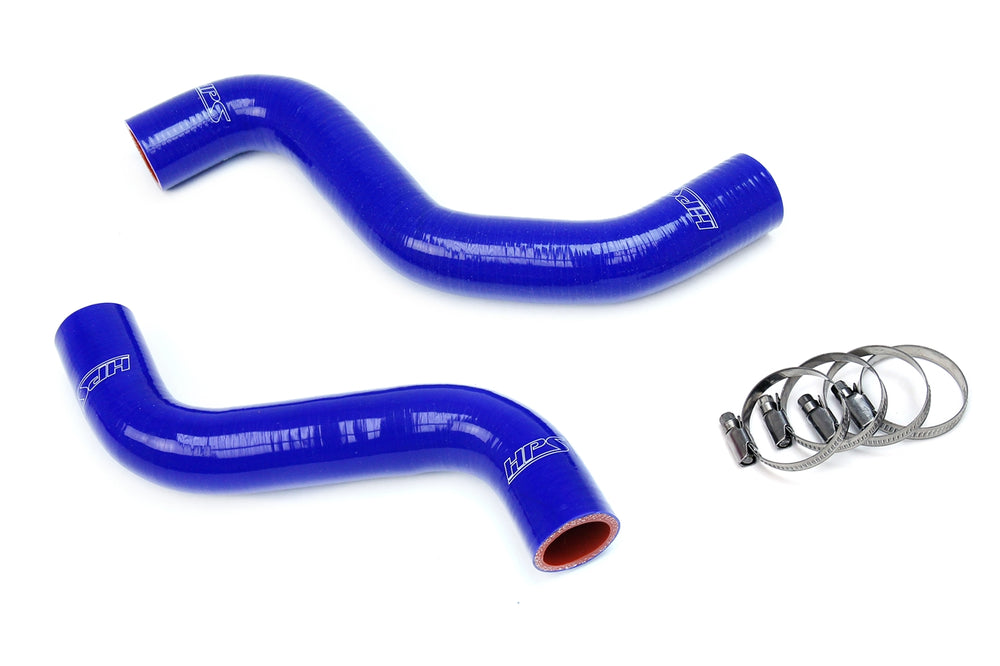HPS Performance High Temp Reinforced Silicone Radiator Coolant Hose Kit Blue 57-1840-BLUE