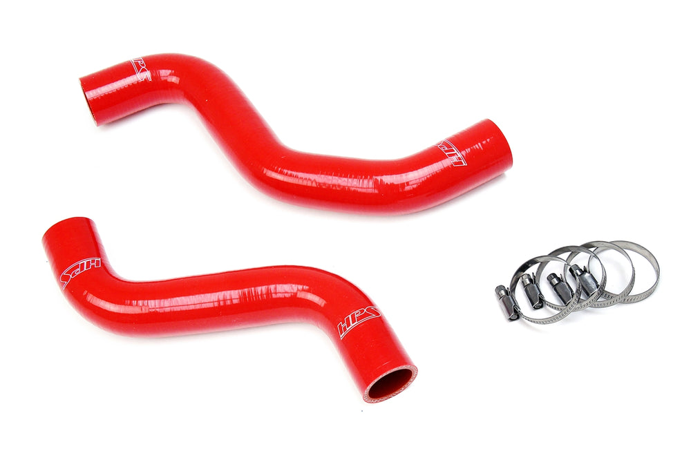HPS Performance High Temp Reinforced Silicone Radiator Coolant Hose Kit Red 57-1840-RED