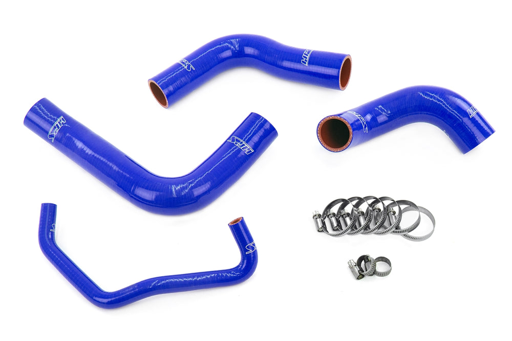 HPS Performance High Temp Reinforced Silicone Radiator Coolant Hose Kit Blue 57-1842-BLUE