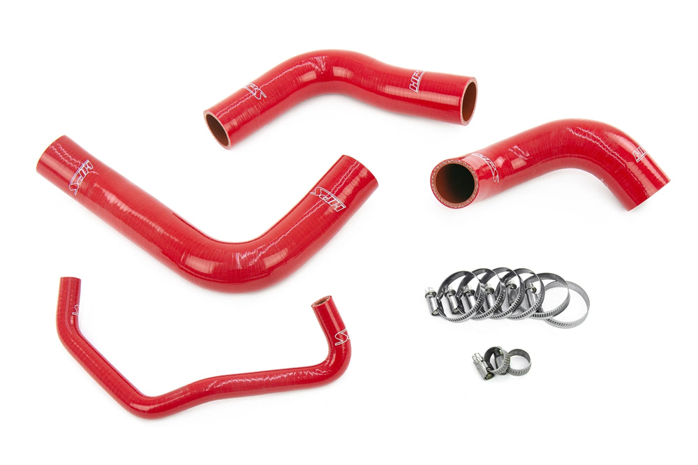 HPS Performance High Temp Reinforced Silicone Radiator Coolant Hose Kit Red 57-1842-RED