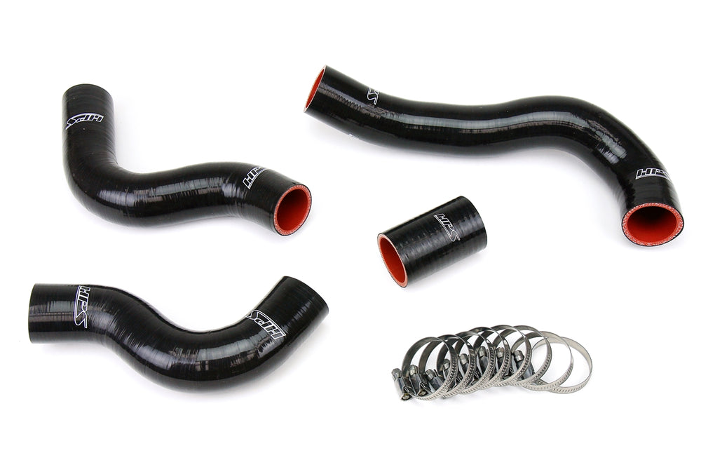 HPS Performance High Temp Reinforced Silicone Radiator Coolant Hose Kit Black 57-1847-BLK