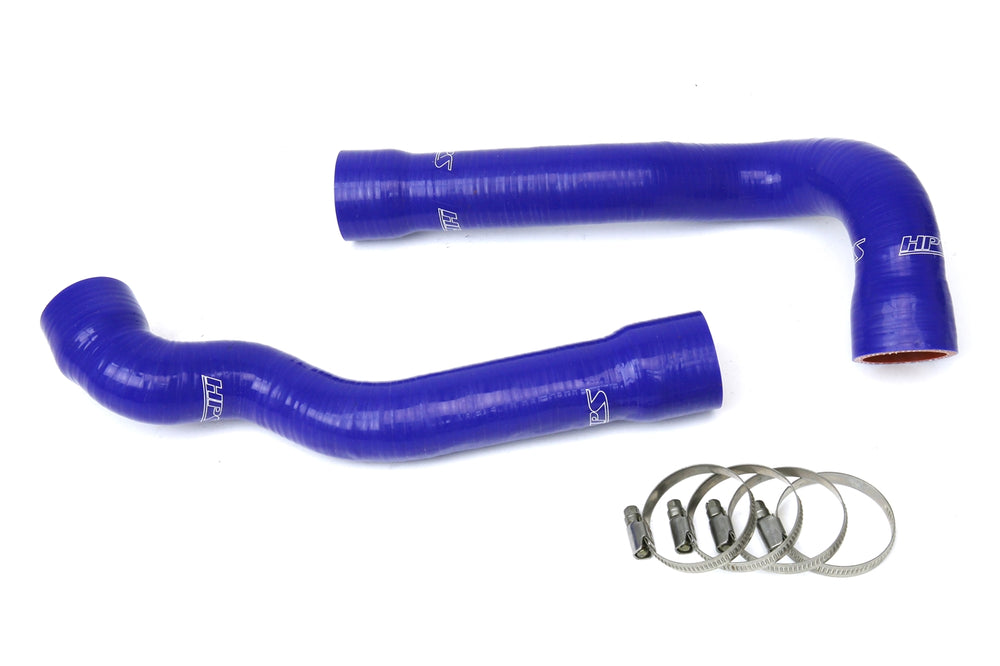 HPS Performance High Temp Reinforced Silicone Radiator Coolant Hose Kit Blue 57-1855-BLUE