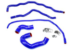 HPS Performance High Temp Reinforced Silicone Radiator and Heater Coolant Hose Kit Blue 57-1860-BLUE