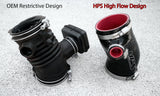 HPS Performance High Temp Reinforced Silicone Air Intake Hose Kit, Black, 57-1880-BLK